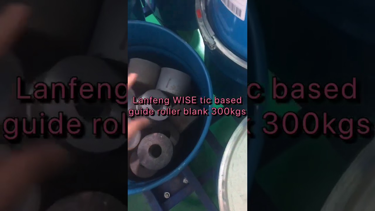 titanium carbide ferro alloy guide roller with hardness 68 70HRC