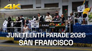Juneteenth Parade 2026 in San Francisco | 4K HDR Event
