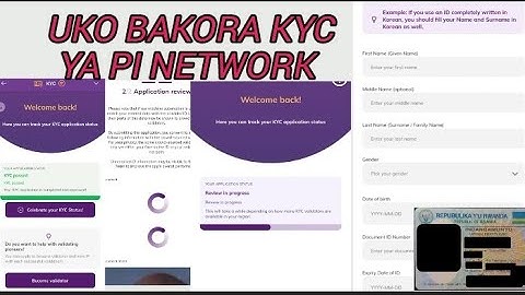 Uko bakora KYC ya pi network