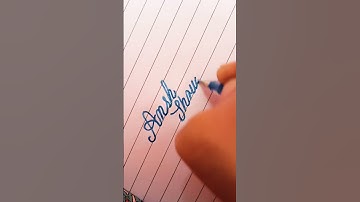 Ansh Shrivastav (name) 👍 in cursive writing #calligraphy #viral @Calligraphy Shorts