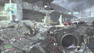 modern warfare 3 5 man barret multikill