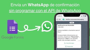 Enviar WhatsApp después de rellenar un Google Form con Zapier - Sin Programar NADA