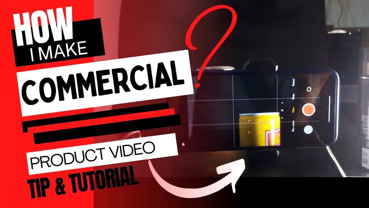 How to make product commercial video at Home! YouTube