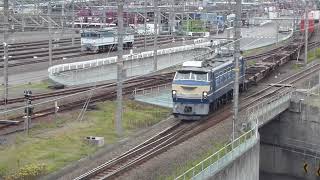 5099レ EF66 27号機【全検出場】静岡貨物駅発車