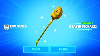 This is a 3 Layer Fortnite Pickaxe.. 🤯