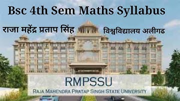 Bsc 4th Sem Maths Syllabus,Mathematics Syllabus Bsc 4th Sem