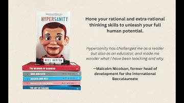 Video trailer for Hypersanity: Thinking Beyond Thinking