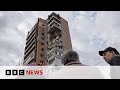 Ukraine war: Russian drone attack kills four in Kharkiv | BBC News