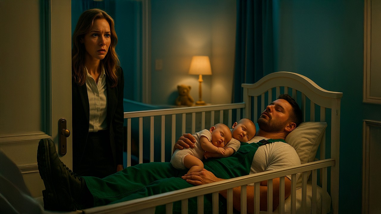 Alleinerziehende Milliardärin findet Gärtner im Kinderbett – mit den Zwillingen auf seiner Brust!