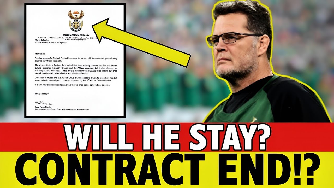 🚨BREAKING! NO ONE EXPECTED! RASSIE ERASMUS CONTRACT TERMINATED OR EXTENSION? - SPRINGBOKS NEWS