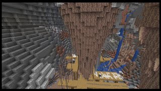 Finding the BIGGEST dripstone cave I've ever seen in Minecraft 1.18