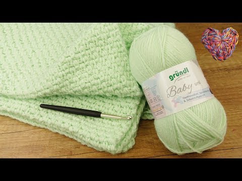 Video: Wie Man Eine Decke Für Ein Baby Strickt