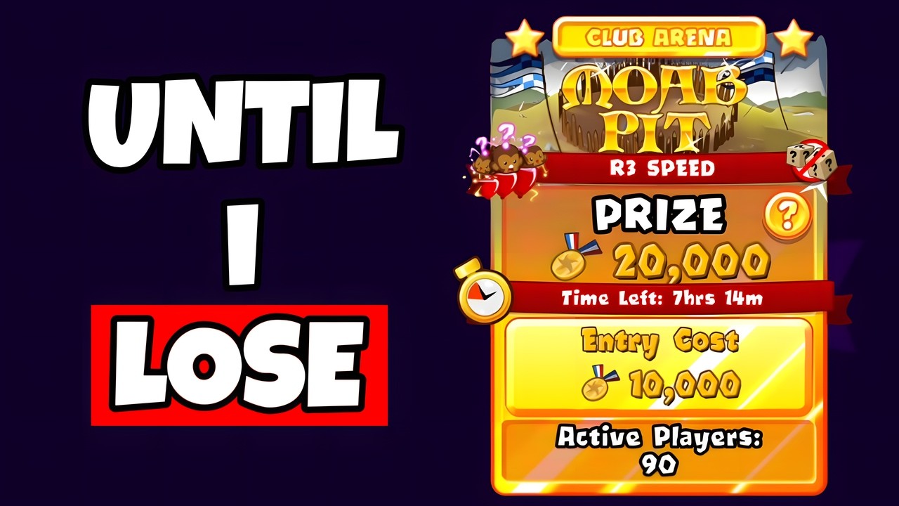 Playing R3 Speed UNTIL I LOSE... (Bloons TD Battles) - YouTube