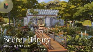 Secret Library - Speedbuild | No CC | Sims 4🪴