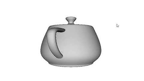 OpenGL - Teapot Spinning