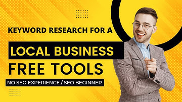 How to do SEO KEYWORD RESEARCH For a local business / in NO SEO EXPERIENCE and with FREE TOOLS