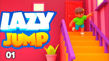 😂 Lazy Jump Gameplay | Funny Ragdoll Fails & Epic Landings 🔥💥 Part 1 (Day 01 - 60)