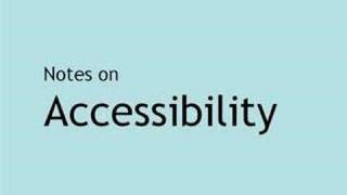 Screencasting Using Camtasia: 08 - Accessibilty
