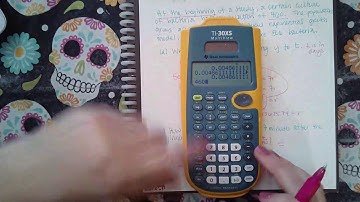 Ch 11 Sec 6 Writing and eval a fun modeling continuous exponential growth or decay given two outputs