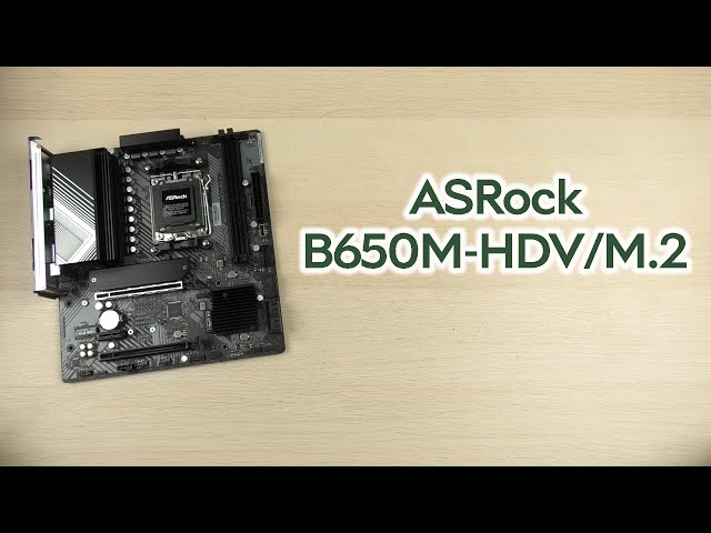 Розпаковка ASRock B650M-HDV/M.2 - YouTube