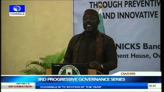 Rochas Okorocha Speaks At 3Rd Progressive Governance Series Prt1