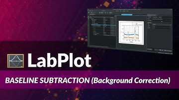 How to perform Baseline Correction in LabPlot