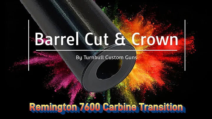 Crowning a Rifle barrel using Manson Precision Reamers Crowning tools.