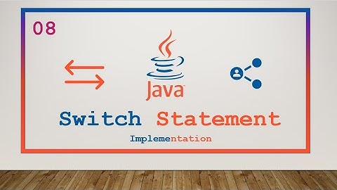 8.  Switch Statement In java Urdu/Hindi