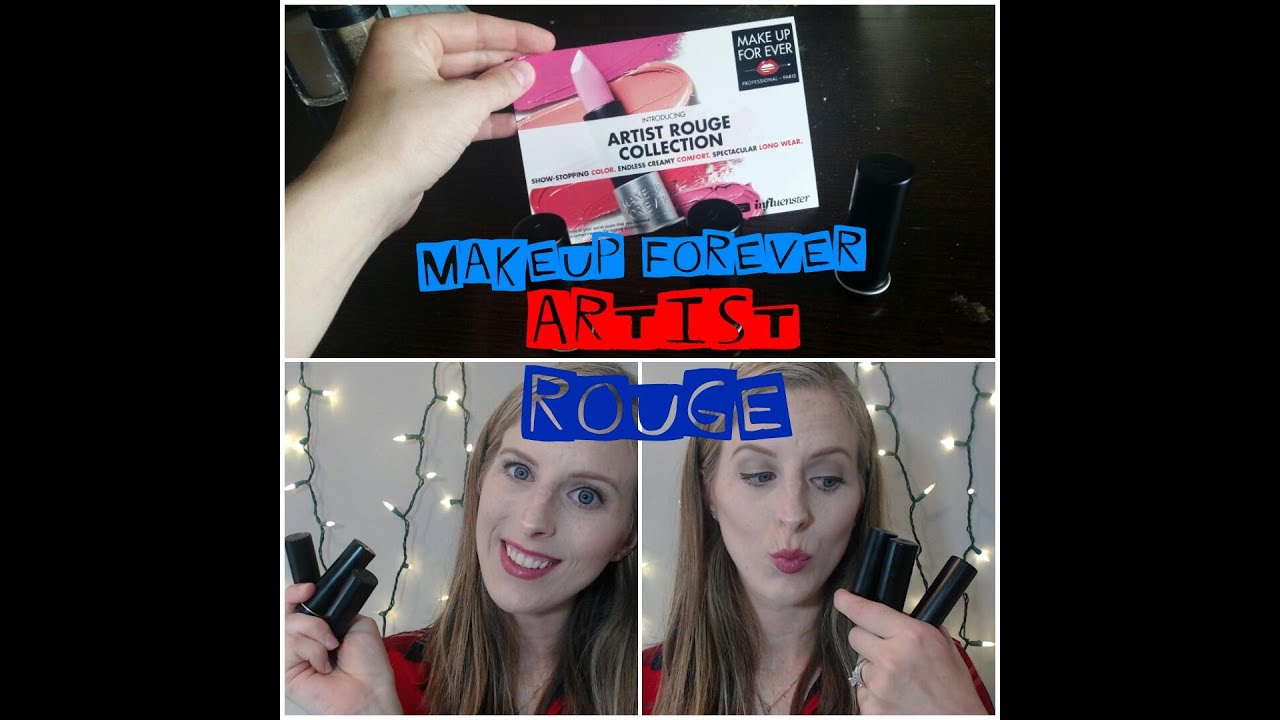 MAKEUP FOEVER artist rouge cream lipsticks review