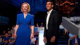 Sparks fly as final two contenders clash in UK leader debate