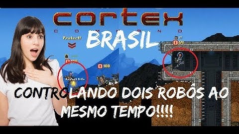 Consegui controlar dois robôs-cérebros jogando sozinho - Campanha Dummy em Cortex Command #2