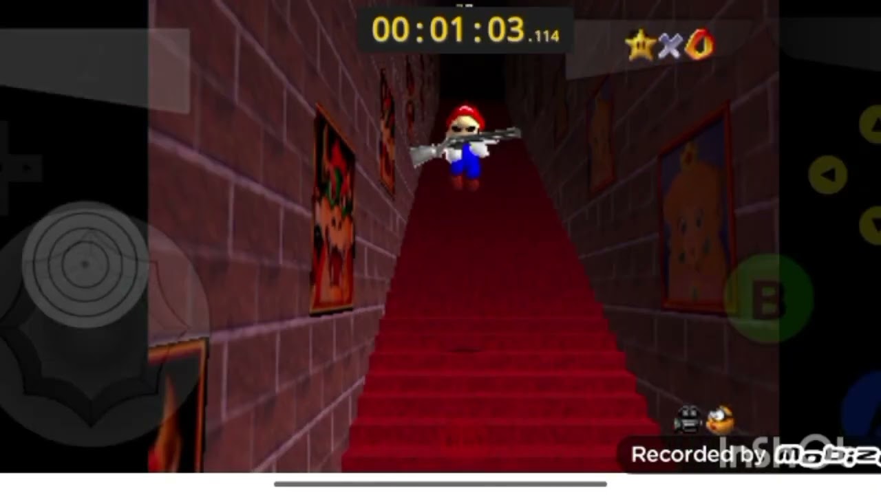 Speedrun Shotgun Mario 64 0 stars en 2:50:220