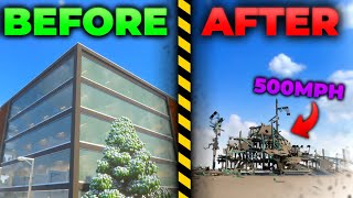 HURRICANE Destroys BUILDING! | Teardown