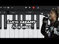 Juice WRLD - Lucid Dreams | Piano Tutorial | GarageBand