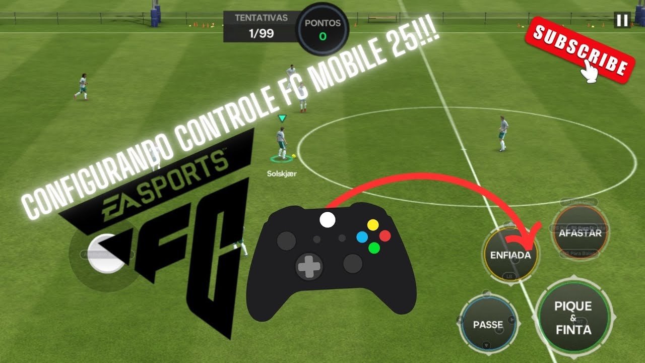 Configurando controle EA SPORTS FC Mobile 25!!! - YouTube