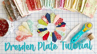 How to sew Dresden Plates - Gathered