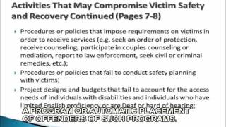 Improving Criminal Justice Responses