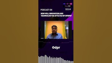 How will innovation and technology be affected by the DPDPB? | #privacycast #dpdpact #privacy