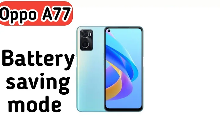 How To Enable Battery Saving Mode In Oppo A77, Battery Saving Mode Kaise Enable Kare