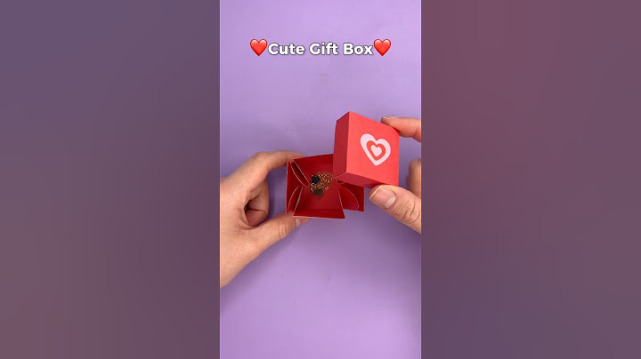 Cute Gift Box❤️