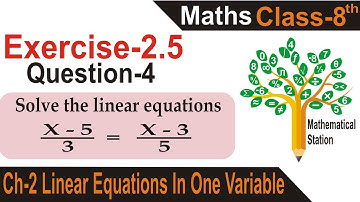 Class-8, Ch-2 Ex-2.5 Q-4 Maths.