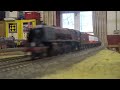 B.M.Rly.S: HORNBY is, No.46256 "Sir William A. Stanier, F.R.S", is running on OO Gauge Layout. (V6)