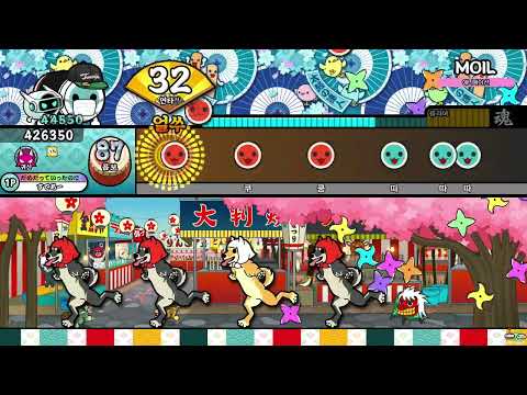 [太鼓の達人 ニジイロ] MOIL 完全交互 1.5倍 全良