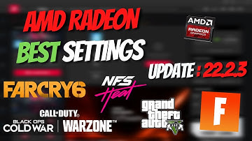 AMD Radeon Software Update 22.2.3 : Best Settings to Increase Performance 2022 👈