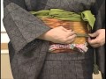 袋帯で結ぶ「銀座結び」 【青山きもの学院　銀座結び・変わり銀座結び入門】（7）