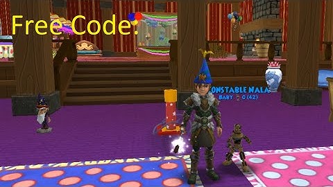 Wizard101 - Free Code To Celebrate