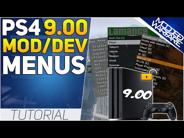 How to Make a GTA 5 1.38 PS4 Payload Mod Menu (9.00 JAILBREAK)
