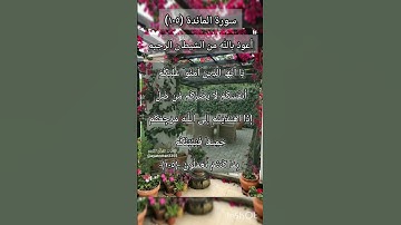 سورة المائدة الآية ١٠٥