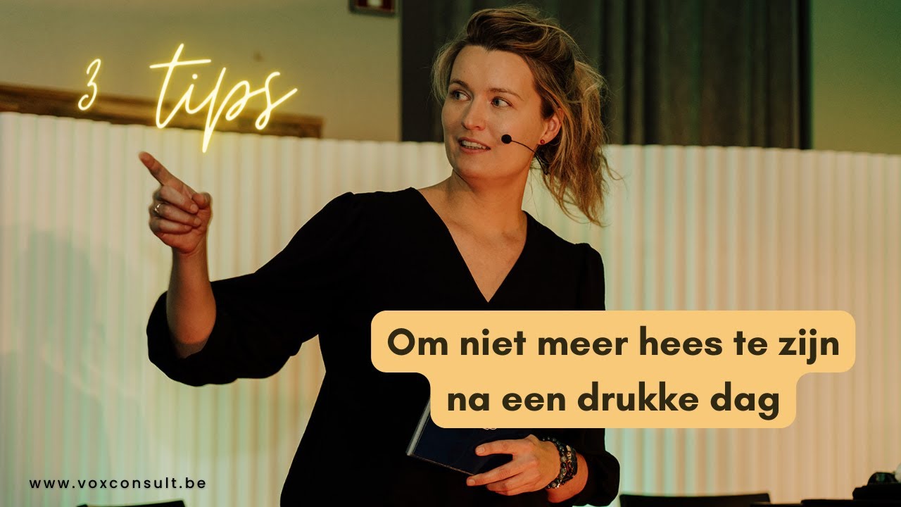 Nooit meer hees na een dag spreken?