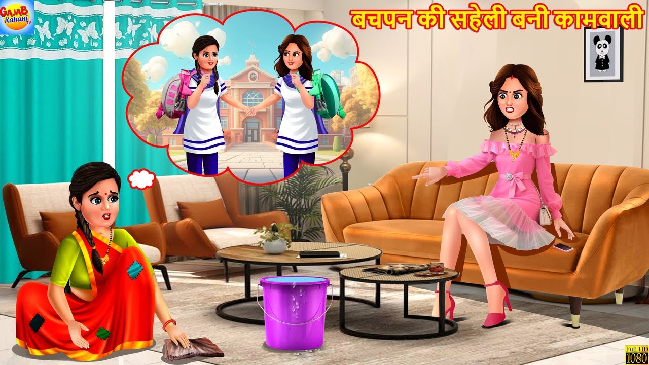  Rahasymai Gaay Moral Stories Hindi Kahani Cartoon Story Bedtime - Hindi Status Tube